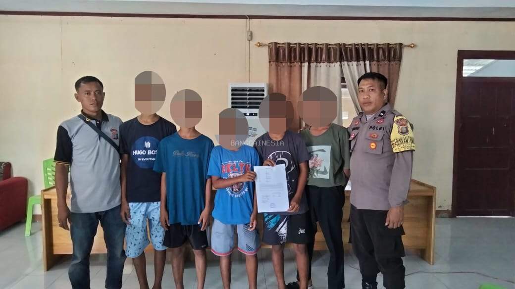 Bhabinkamtibmas Polsek Batui Mediasi Perkelahian Antar Anak Dibawah Umur