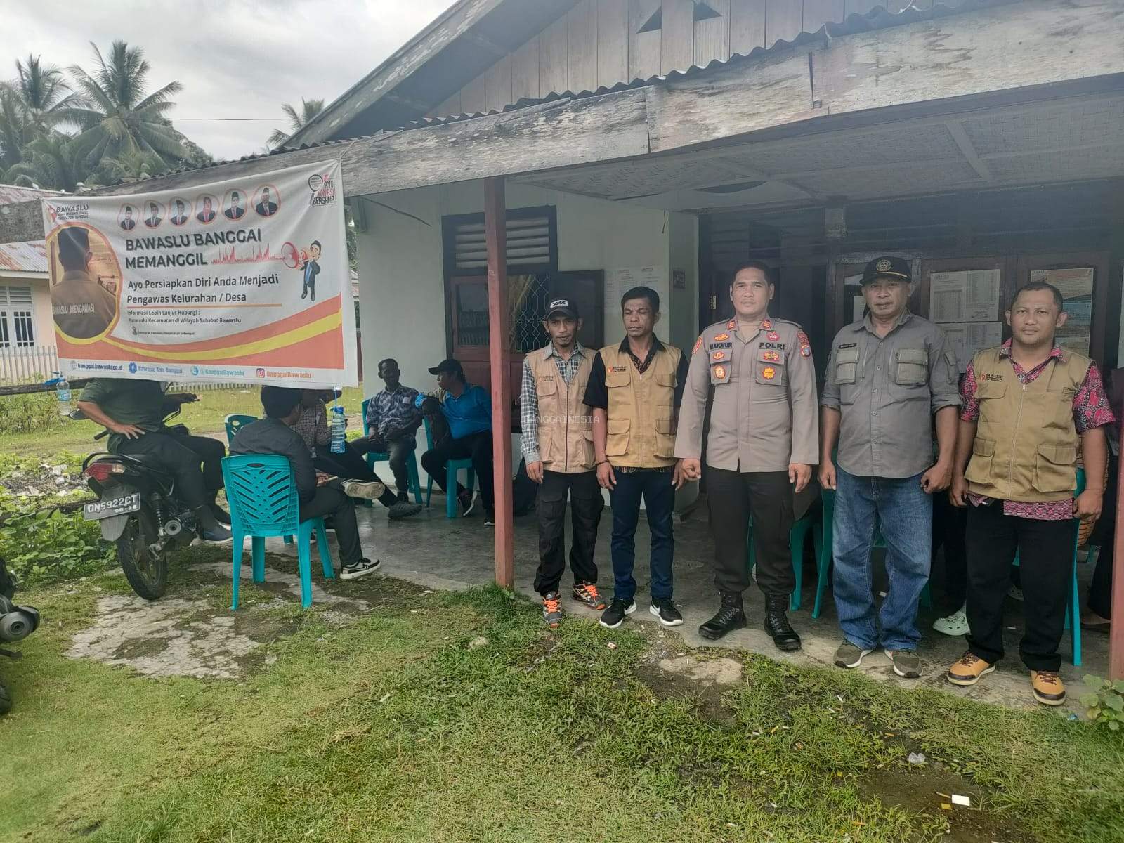 Kapolsek Pagimana Monitoring Pelaksanaan Wawancara Calon PKD
