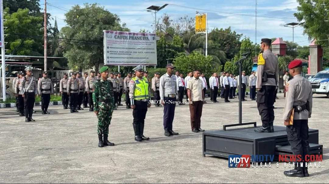 Upacara Gelar Pasukan Operasi Keselamatan Turangga T.A. 2026 Polres Lembata