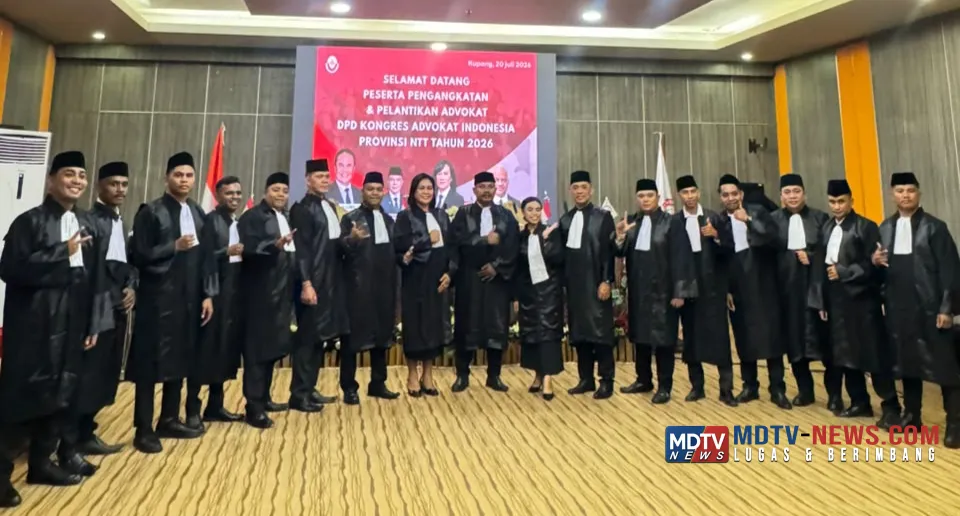Tiga pentolan LBH SIKAP LEMBATA diangkat dan dilantik sebagai Advokat oleh DPP Kongres Advokat Indonesia